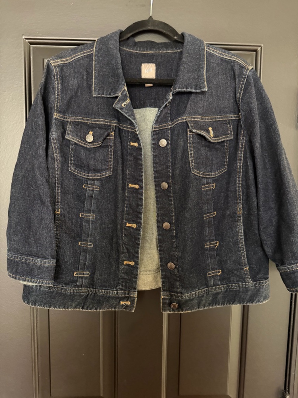J. Jill Dark Indigo Denim Jacket